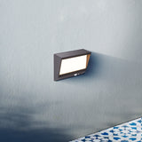 SEARCHLIGHT SOLAR Wall Light - Aluminium & Frost Polycarbonate