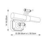 INTERIORS 1900 Winchester 14" picture light