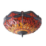 TIFFANY Dragonfly Flame Medium 2Lt Flush