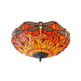 TIFFANY Dragonfly Flame Medium 2Lt Flush