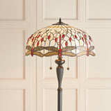 TIFFANY Dragonfly Beige Floor Lamp