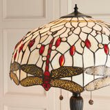 TIFFANY Dragonfly Beige Floor Lamp