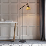 TIFFANY Dark Star Task Floor Lamp