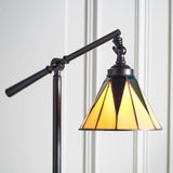 TIFFANY Dark Star Task Floor Lamp