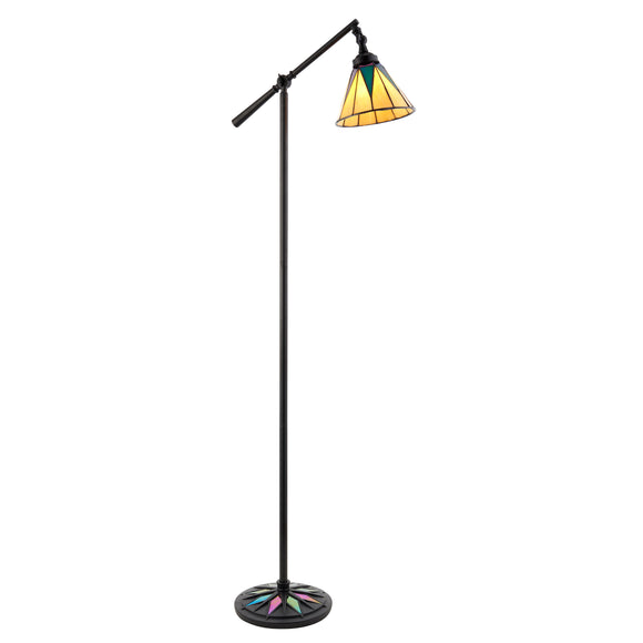 TIFFANY Dark Star Task Floor Lamp