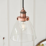 ENDON Hansen Pendant - Aged Copper