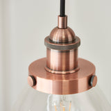 ENDON Hansen Pendant - Aged Copper