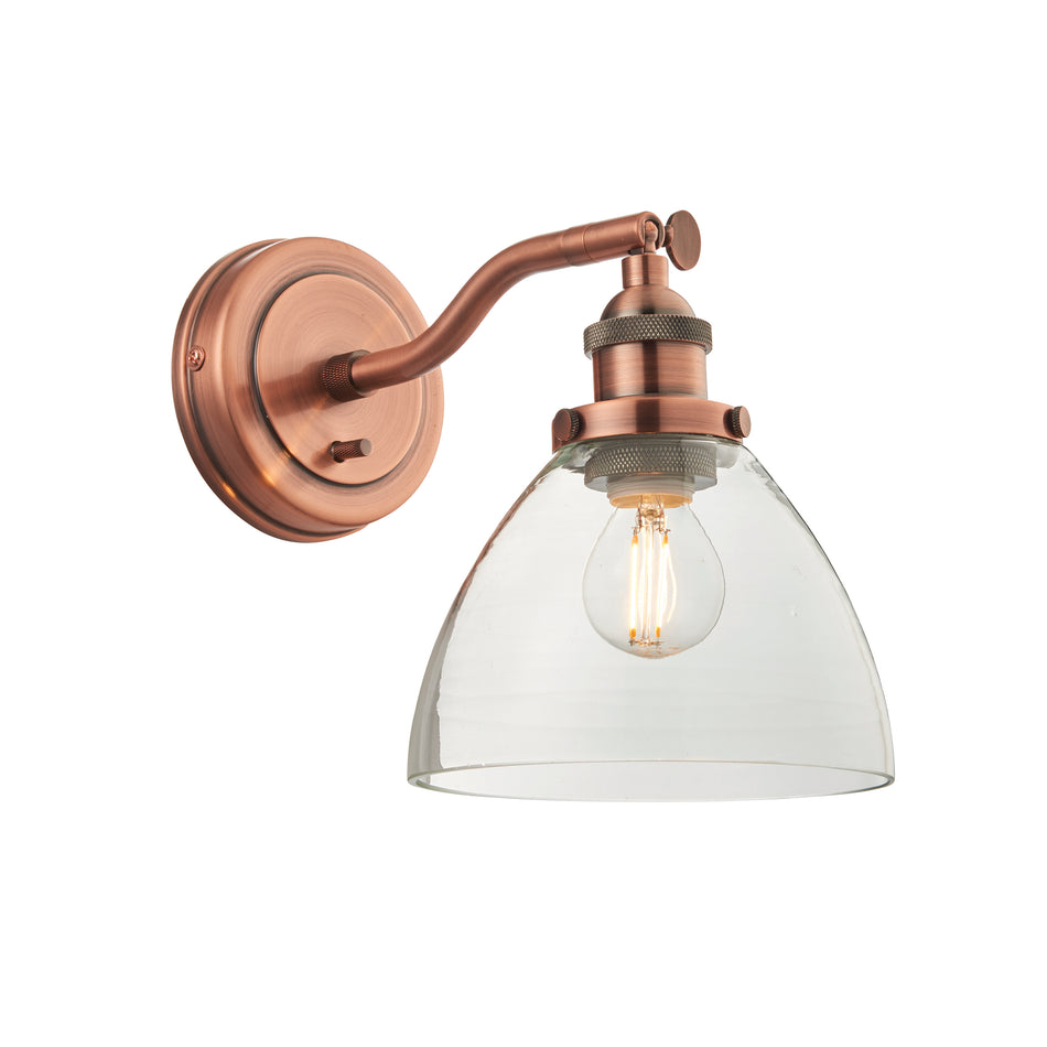 Hansen Wall Light - Resto Style, Aged Copper