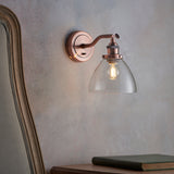 ENDON Hansen Wall Light - Aged Copper