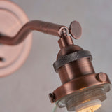 ENDON Hansen Wall Light - Aged Copper