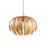 ENDON Delphine 3Lt Pendant - Gold Leaf