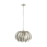 ENDON Delphine 3Lt Pendant - Silver Leaf