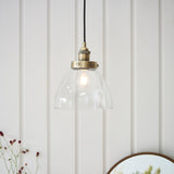 ENDON Hansen Pendant - Antique Brass