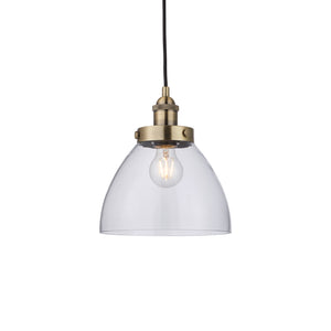 ENDON Hansen Pendant - Antique Brass