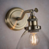 ENDON Hansen Wall Light- Antique Brass