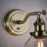 ENDON Hansen Wall Light- Antique Brass