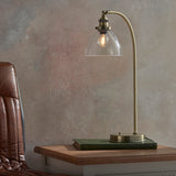 ENDON Hansen Task Table Lamp - Antique Brass