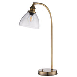 ENDON Hansen Task Table Lamp - Antique Brass