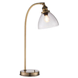 ENDON Hansen Task Table Lamp - Antique Brass