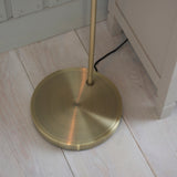 ENDON Hansen Task Floor Lamp - Antique Brass