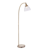 ENDON Hansen Task Floor Lamp - Antique Brass