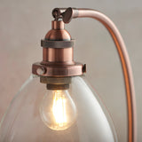 ENDON Hansen Task Table Lamp - Aged Copper