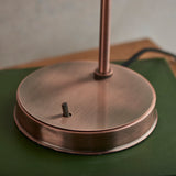 ENDON Hansen Task Table Lamp - Aged Copper