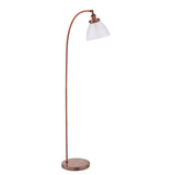 ENDON Hansen Task Floor Lamp - Aged Cooper