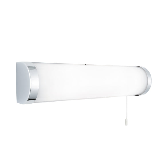 SEARCHLIGHT POPLAR 2Lt Wall Light - Chrome Metal & Opal Glass