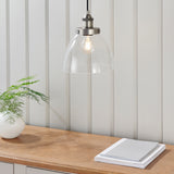 ENDON Hansen Pendant - Brushed Silver