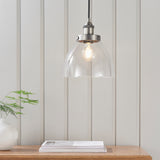 ENDON Hansen Pendant - Brushed Silver