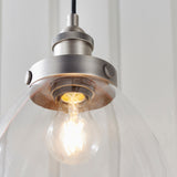 ENDON Hansen Pendant - Brushed Silver