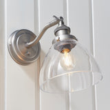 ENDON Hansen Wall Light - Brushed Silver