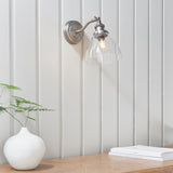 ENDON Hansen Wall Light - Brushed Silver