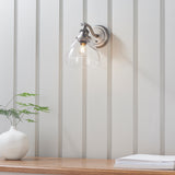 ENDON Hansen Wall Light - Brushed Silver