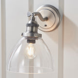 ENDON Hansen Wall Light - Brushed Silver