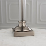 ENDON Avebury Table Base - Antique Silver