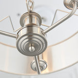 ENDON Highclere 3Lt Pendant - Brushed Chrome Natural