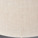 ENDON Highclere 3Lt Table Lamp - Brushed Chrome Natural