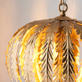 ENDON Delphine Pendant Small - Gold Leaf