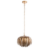 ENDON Delphine Pendant Small - Gold Leaf