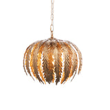 ENDON Delphine Pendant Small - Gold Leaf