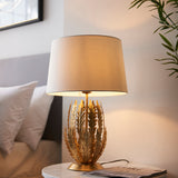 ENDON Delphine Table Lamp - Gold Leaf