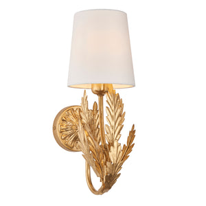 ENDON Dolphine Wall Light - Gold Leaf