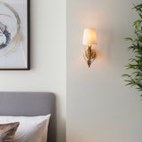 ENDON Dolphine Wall Light - Gold Leaf