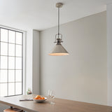 ENDON Brampton Pendant - Polished Nickel