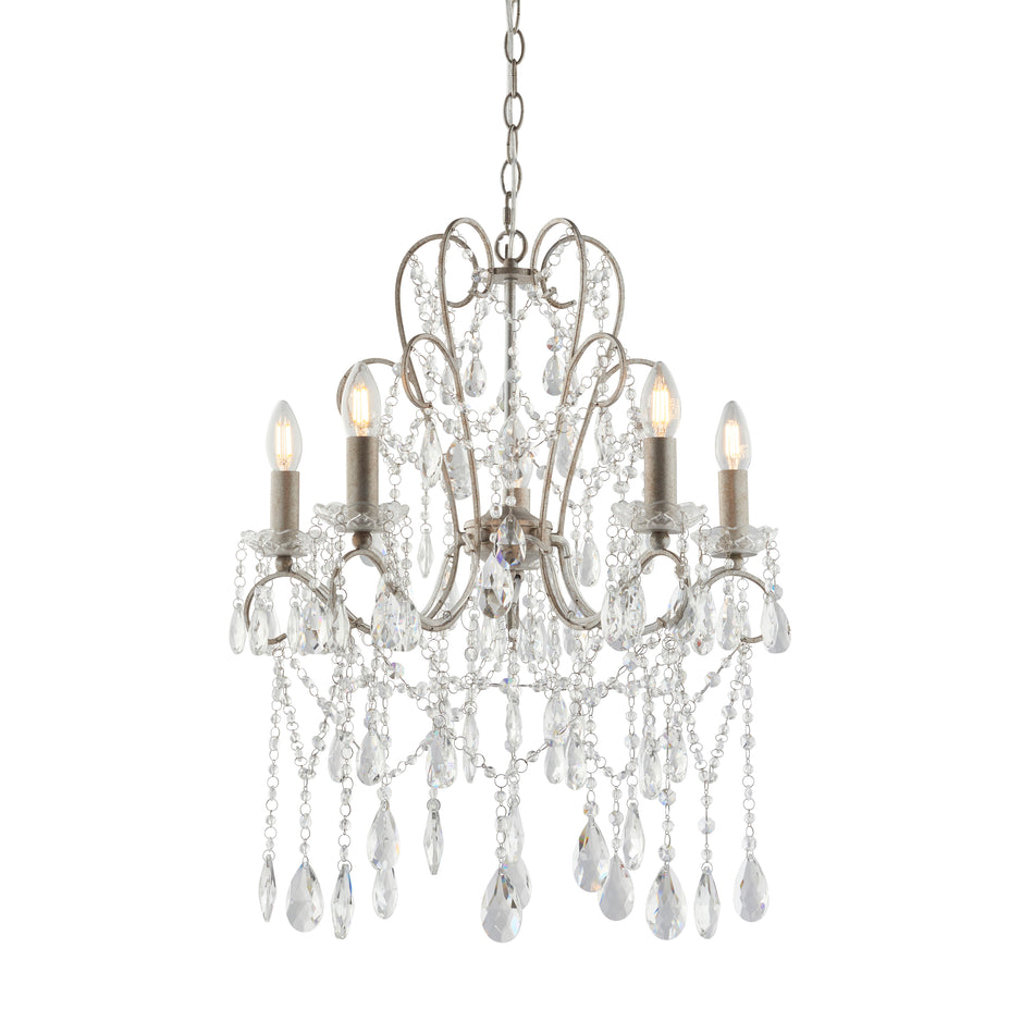 Berkley 5lt Pendant - Crystal Glass Chandelier