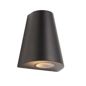 ENDON Helm Wall Light - Black Metal