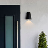 ENDON Helm Wall Light - Black Metal