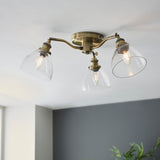 ENDON Hansen 3Lt Semi Flush